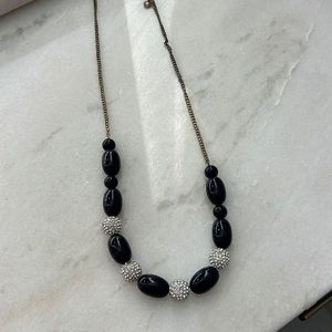 J Crew blue statement necklace